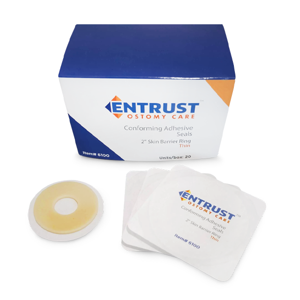 Entrust Ostomy Skin Barrier Ring (2", Thin)